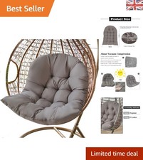 Breathable Dark Grey Egg Chair