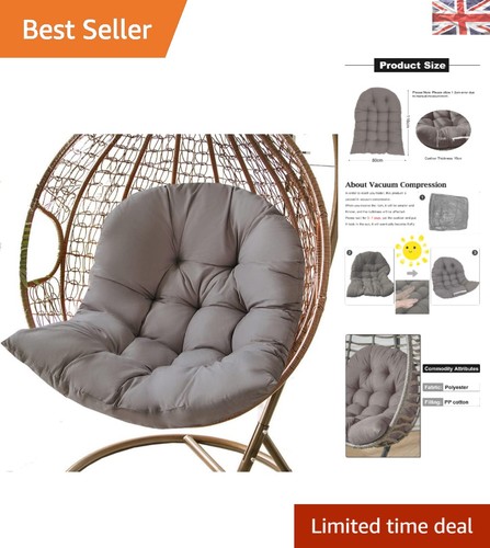 Breathable dark grey egg - breathable, chair