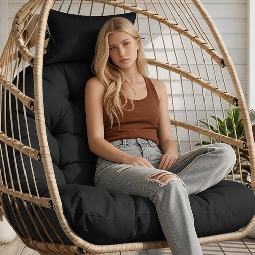 Outdoor hanging egg - hanging, chair
