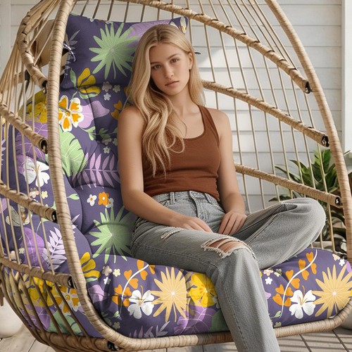 Outdoor hanging egg chair - hanging,