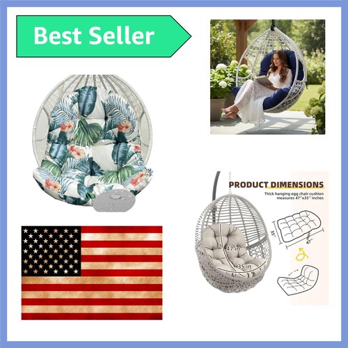 Hanging egg chair cushion - hanging,