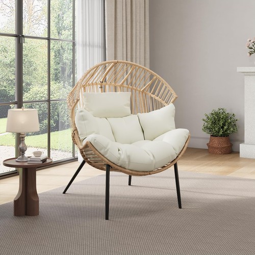 Rattan egg chair - rattan,